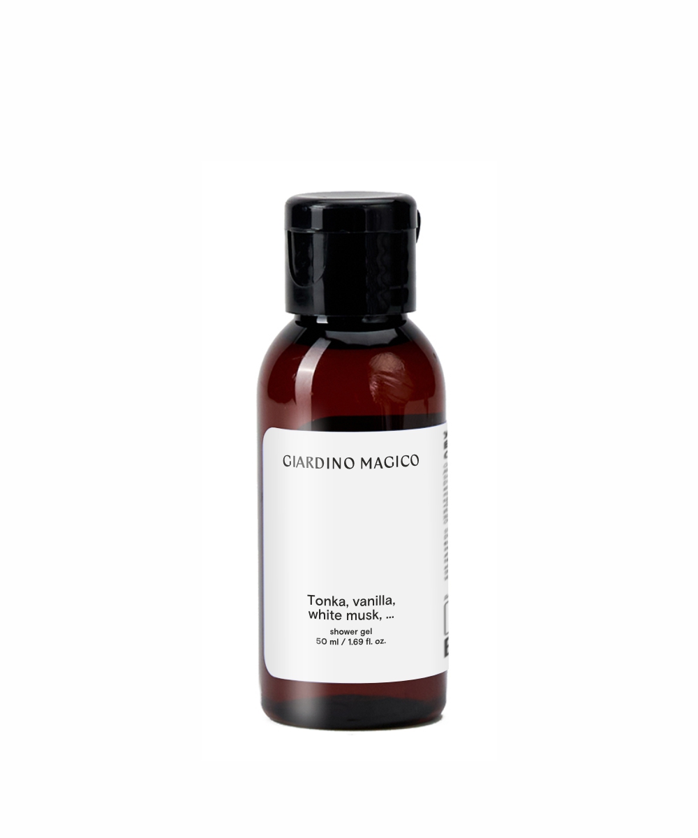 картинка Увлажняющий гель для душа Tonka, Vanilla, White Musk, ... , 50 мл от магазина Одежда+