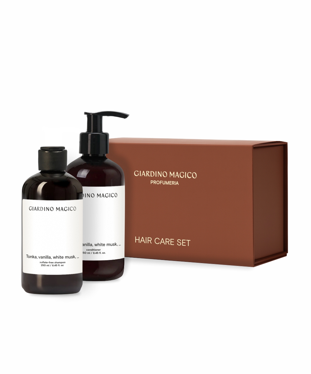 Hair care set №2 Tonka, vanilla, white musk, ...