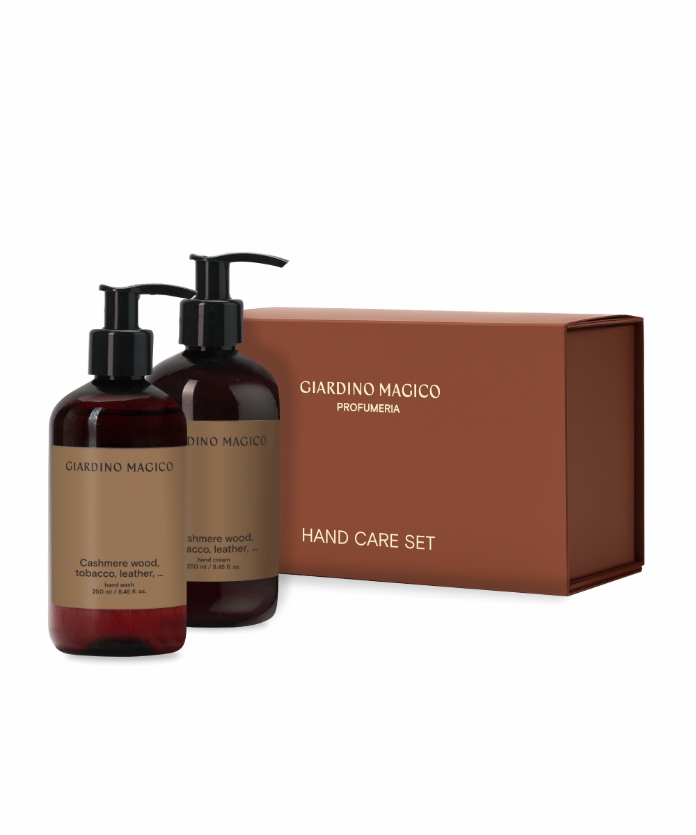 Hand care set № 3 Cashmere wood, tobacco, leather, ...