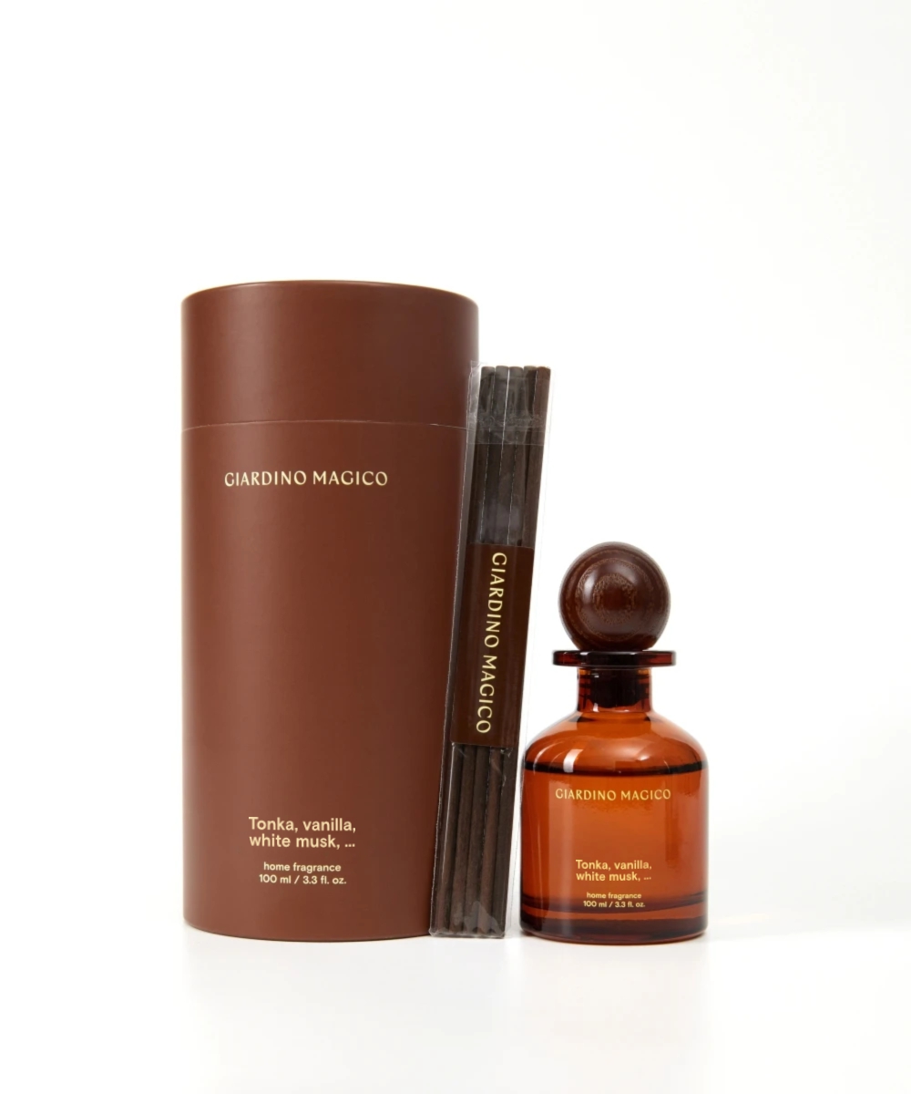 Аромадиффузор Tonka, vanilla, white musk (стекло 100 мл)