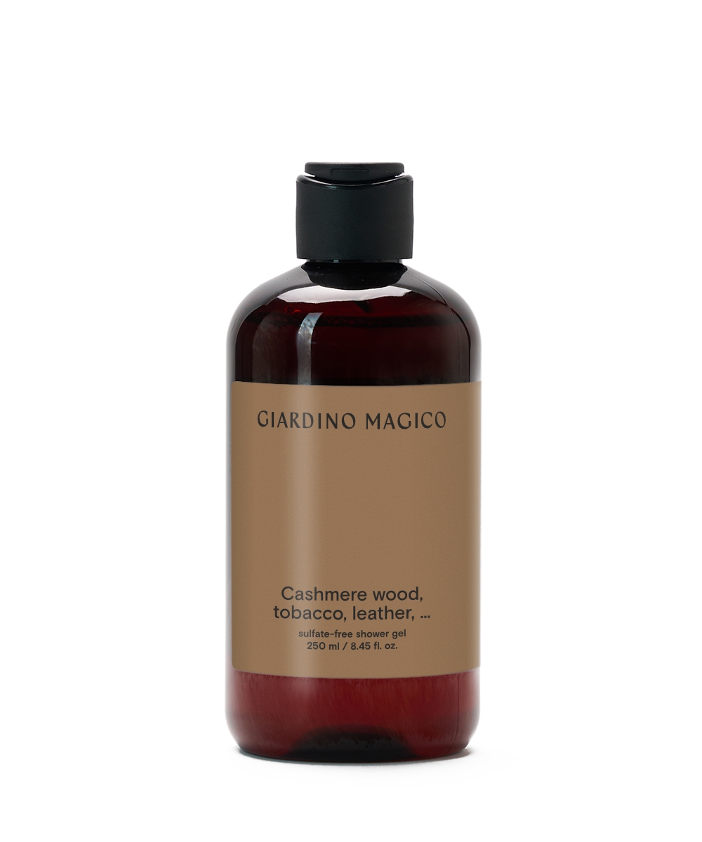 картинка Гель для душа бессульфатный Cashmere wood, tobacco, leather, …   (250 мл) от магазина Одежда+