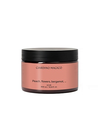 картинка Скраб для тела Peach, flowers, bergamot, … (300 мл) от магазина Одежда+