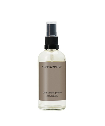 картинка Парфюмированный мист Oud & Black pepper (100 мл) от магазина Одежда+